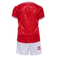 Maglie da calcio Danimarca Prima Maglia Bambino Europei 2024 Manica Corta (+ Pantaloni corti)